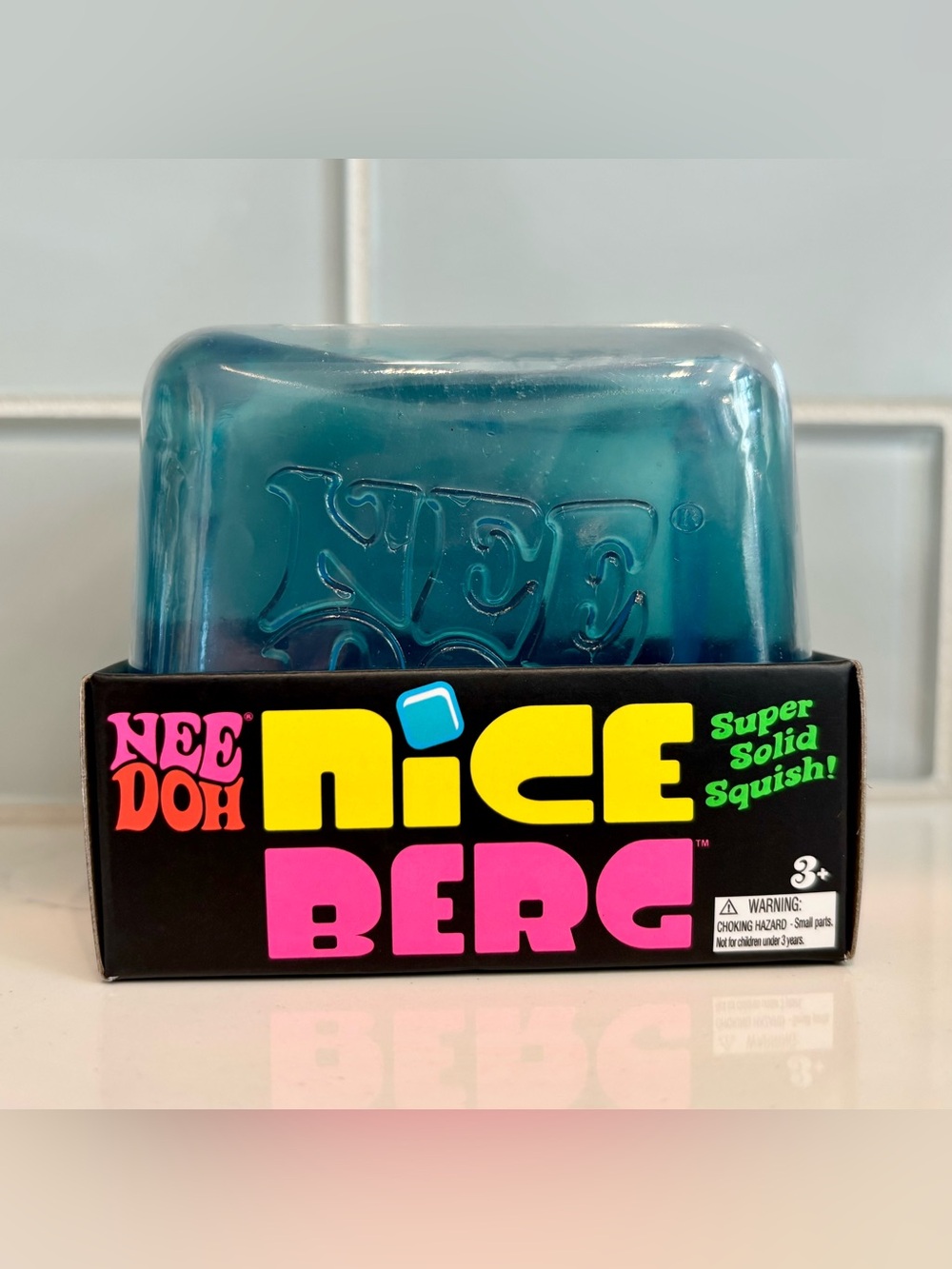 NeeDoh Nice Berg Super Solid Squish Fidget Toy